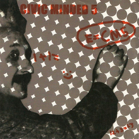 CIVIC MINDED FIVE e=cm5 LP, punk, recess ops, distro, distribution, punk distribution, wholesale, record album, vinyl, lp, Recess Records
