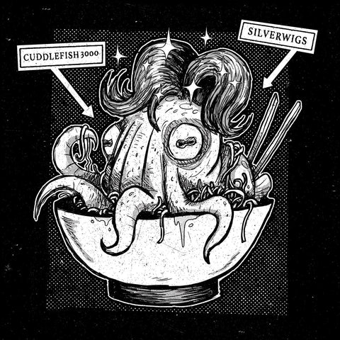 V/A: CUDDLEFISH 3000 / SILVERWIGS - Split (LP)