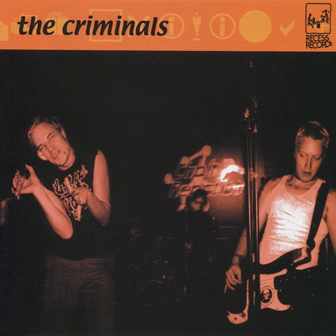 CRIMINALS The Criminals LP, punk, recess ops, distro, distribution, punk distribution, wholesale, record album, vinyl, lp, Recess Records