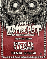 12/2/25 Zombeast plus guests $10 ADV / $15 DOS