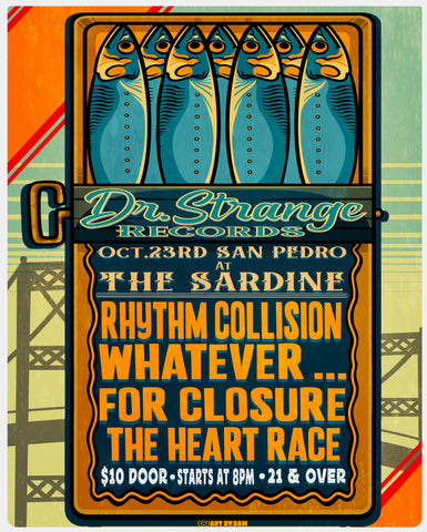 10/23/25  Rhythm Collision / Whatever / For Closure / The Heart Race $10 8pm
