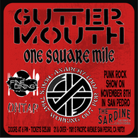 11/8/24 Guttermouth / One Square Mile / Fine Dining / On Tap