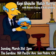 3/31/24 Kepi Ghoulie / Hutch Harris (the Thermals) / Brenda Carsey / Kid Lightning 2pm