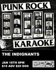 1/18/25 Punk Rock Karaoke w/ the Indignants