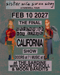 sister wife sex strike / doom scroll / moon bandits $15 ADV / $18 DOS