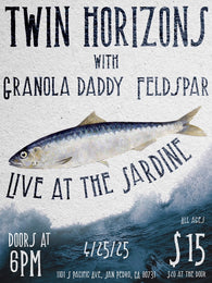 4/25/25 Twin Horizons / Gronola Daddy / Feldspar