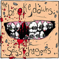 V/A: SASS DRAGONS / THE BROKEDOWNS  - Split (7")