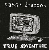 Sass Dragons "True Adventure"                    CASS, punk, recess ops, distro, distribution, punk distribution, wholesale, record album, vinyl, lp, Let's Pretend Records