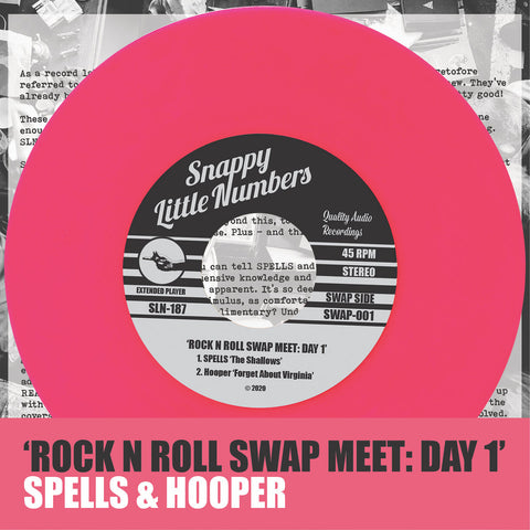 V/A: SPELLS / HOOPER - Rock N Roll Swap Meet: Day 1 Split (7" EP)